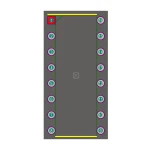 آی سی فلیپ فلاپ D شماره 74HC174