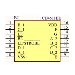 آی سی درایور سون سگمنت CD4511BE