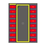آی سی بافر 4040 SMD