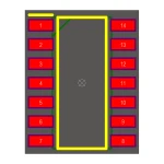 آی سی NAND دو ورودی 74LS38 SMD