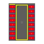 آی سی بافر 74LS109 SMD