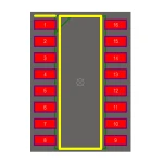 آی سی بافر HC 74166 SMD