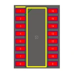آی سی بافر HC 74158 SMD