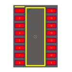 آی سی بافر 74LS253 SMD