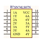 آی سی بافر 74LS07