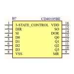 آی سی بافر 40105