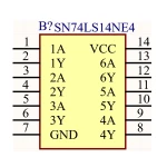 آی سی بافر 74LS14