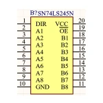 آی سی بافر دو طرفه 74LS245