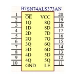 آی سی لچ/فلیپ فلاپ 74ALS373