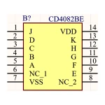 آی سی گیت AND شماره CD4082BE