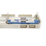 کیس پاور بانک 5 باتری با دو خروجی USB
