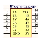 آی سی گیت NAND شماره 74HC132