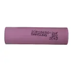 باتری لیتیوم یون 3.7 ولت سامسونگ مدل ICR18650-26F با ظرفیت 2600mAH بازسازی شده