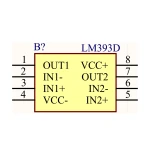 آی سی مقایسه کننده ولتاژ LM393D SMD