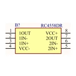 آی سی آپ امپ SMD RC4558DR