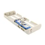 کیس پاور بانک 5 باتری با دو خروجی USB