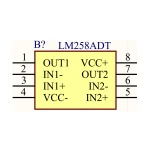 آی سی آپ امپ SMD LM258