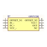 آی سی آپ امپ OP07C دقیق SMD