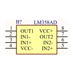 آی سی آپ امپ SMD LM358