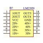 آی سی مقایسه کننده LM239N