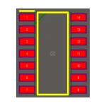 آی سی آپ امپ SMD LM324 کپی