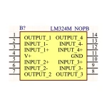آی سی آپ امپ SMD LM324