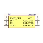 آی سی مقایسه کننده ولتاژ LM311 SMD