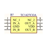 آی سی گیت درایور ماسفت SMD TC4427ACOA