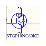 ترانزیستورSTGP10NC60KD IGBT