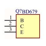 ترانزیستور قدرت دارلینگتون BD679 NPN کپی