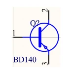 ترانزیستور BD140 کپی