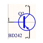 ترانزیستور قدرت  BD242 PNP