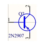 ترانزیستور 2N2907 فلزی