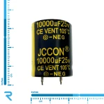 خازن الکترولیت 10000 میکرو فاراد 25 ولت JCCON