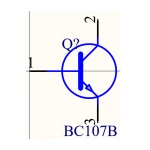 ترانزیستور BC107B فلزی