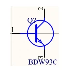 ترانزیستور BDW93 پلاستیکی