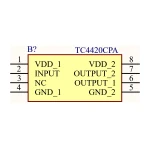 آی سی گیت درایور ماسفت TC4420CPA