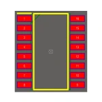 آی سی شمارنده 4 بیتی SMD CD40192BNSR