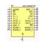 آی سی درایور موتور SMD MC33886