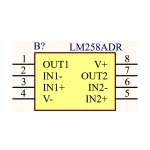 آی سی آپ امپ SMD LM258A