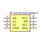 آی سی حافظه EEPROM سریال SMD AT24C02D-XHM-T