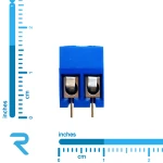 ترمینال پیچی 2 پین KF300 آبی