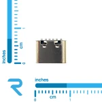 کانکتور USB Type C مادگی شش پین SMD پایه DIP