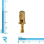 سر سیم کولری نری برنجی سایز 6.3 استوک
