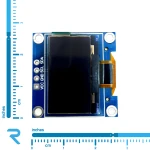 ماژول نمایشگر OLED سفید 0.96 اینچ دارای ارتباط I2C Address Select
