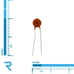 خازن 100 نانو فاراد عدسی