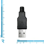 کانکتور نری USB مدل A با روکش مشکی