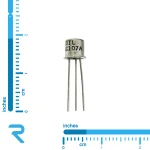 ترانزیستور BC107A فلزی