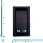 ولت متر آمپر متر پنلی 10A-100V دو رنگ قرمز و آبی با قابلیت کالیبره ولتاژ و جریان V1.0