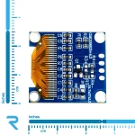 ماژول نمایشگر OLED آبی 0.96 اینچ دارای ارتباط I2C با درایور SSD1306